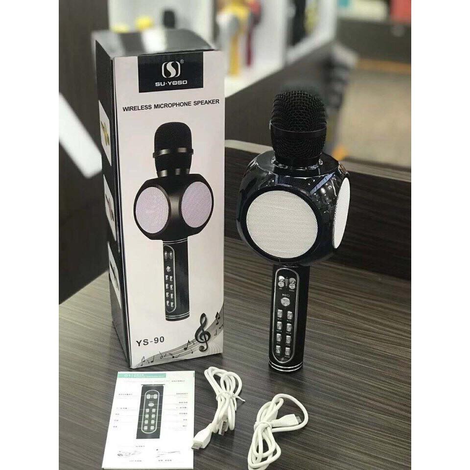 Micro Karaoke Bluetooth YS-90 hàng chính hãng âm thanh cực chuẩn