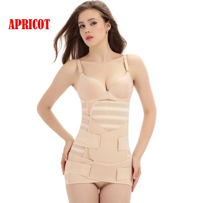 Áo 3 Trong 1 Sau Sinh Đai Gen Bụng Bà Bầu Bụng Bụng Polvis Dây Kéo Chờ Đợi Huấn Luyện Sau Sinh Băng Dây Cơ Thể shaper