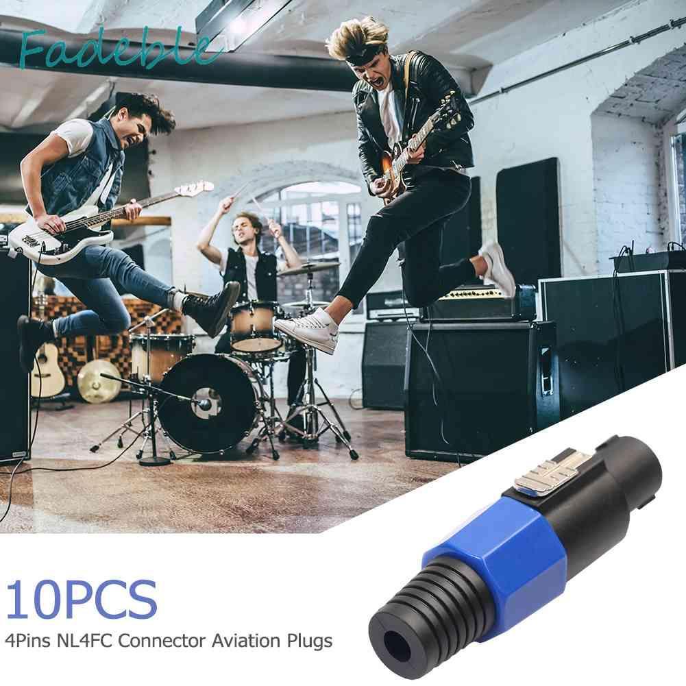 Set 10 Đầu Nối Dây Điện 4 Cực NL4FC 4Pin