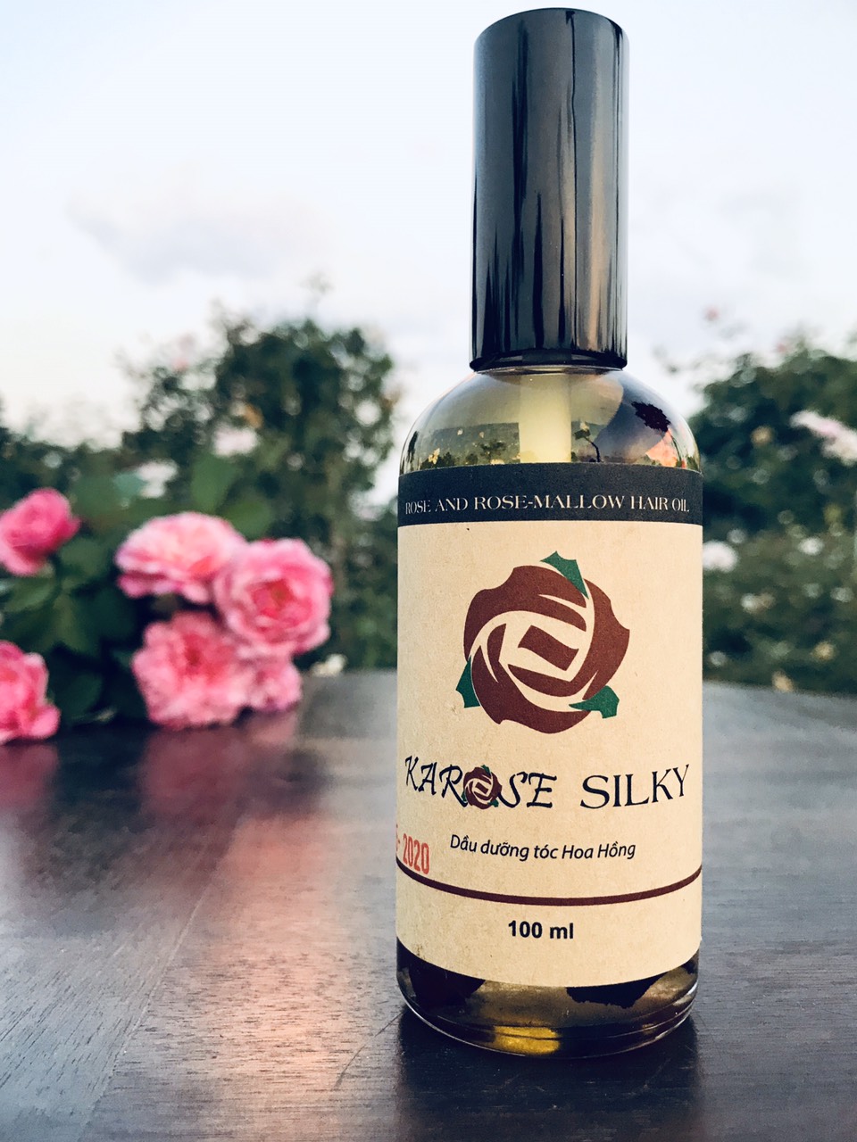Dầu Dưỡng Ủ Tóc Hoa Hồng Karose Silky