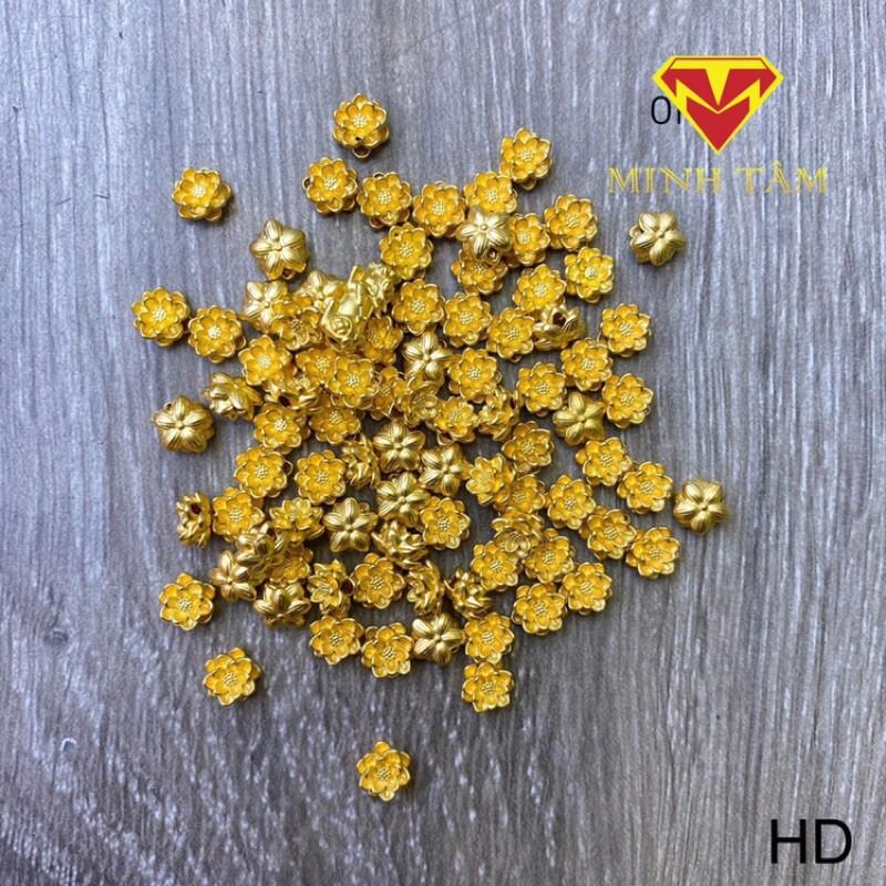 Charm sen vàng size mini