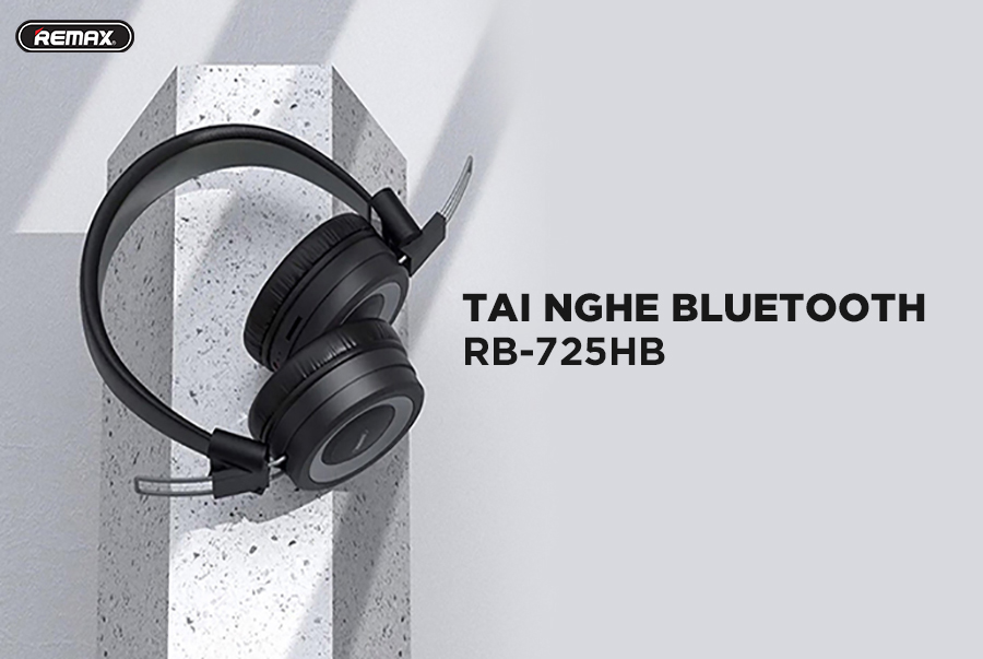 Tai Nghe Bluetooth &amp; Hỗ Trợ Jack 3.5 REMAX RB-725HB - Hàng Chính Hãng