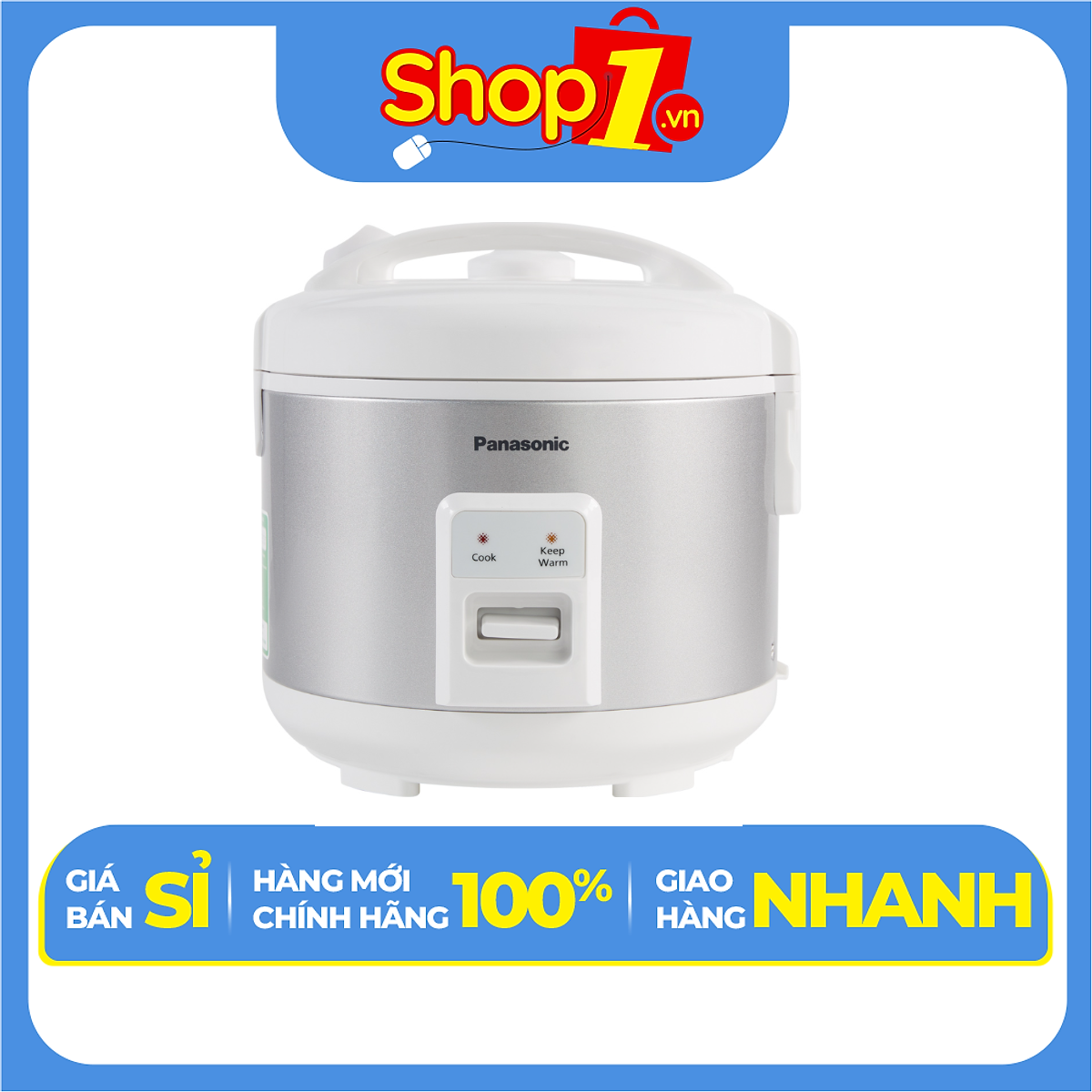 Nồi cơm nắp gài Panasonic 1 lít SR-MVN10LRAX - Hàng Chính Hãng - Chỉ Giao Hà Nội