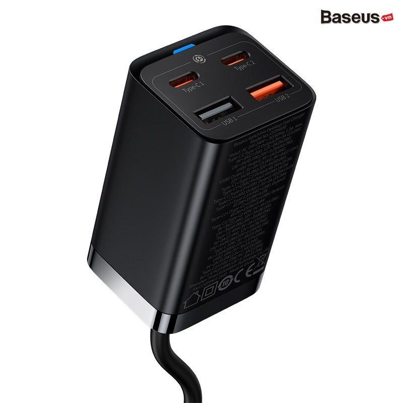 Bộ Sạc Nhanh Baseus 65W GaN3 Pro Desktop Fast Charger 4 in 1