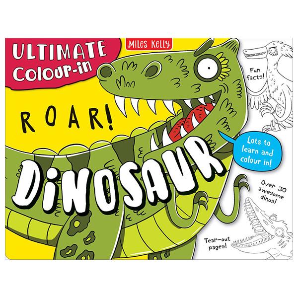 Sách ngoại văn: Ultimate Colour-in - Dinosaur