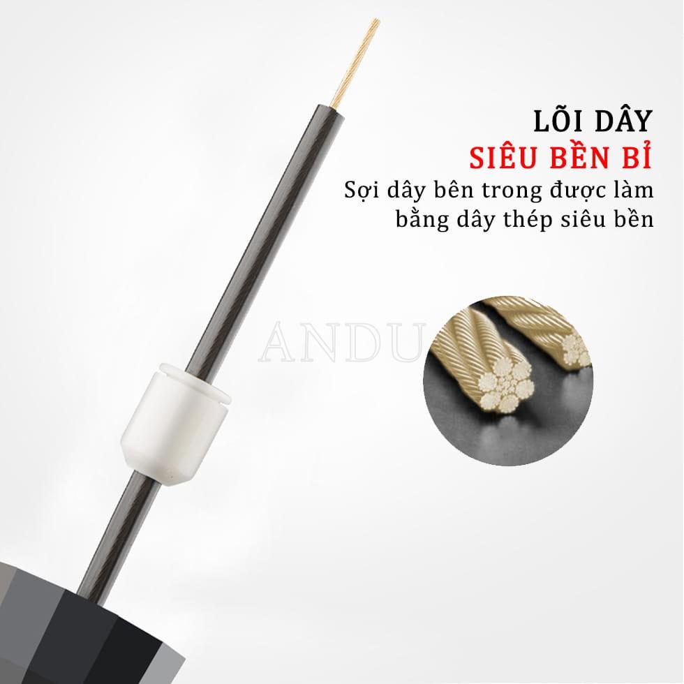 Dây Nhảy Tập Thể Dục, Thể Thao 2,7m, Dây Thể Dục Lực Đàn Hồi Lõi Thép Cao Cấp Tay Cầm Chắc Chắn