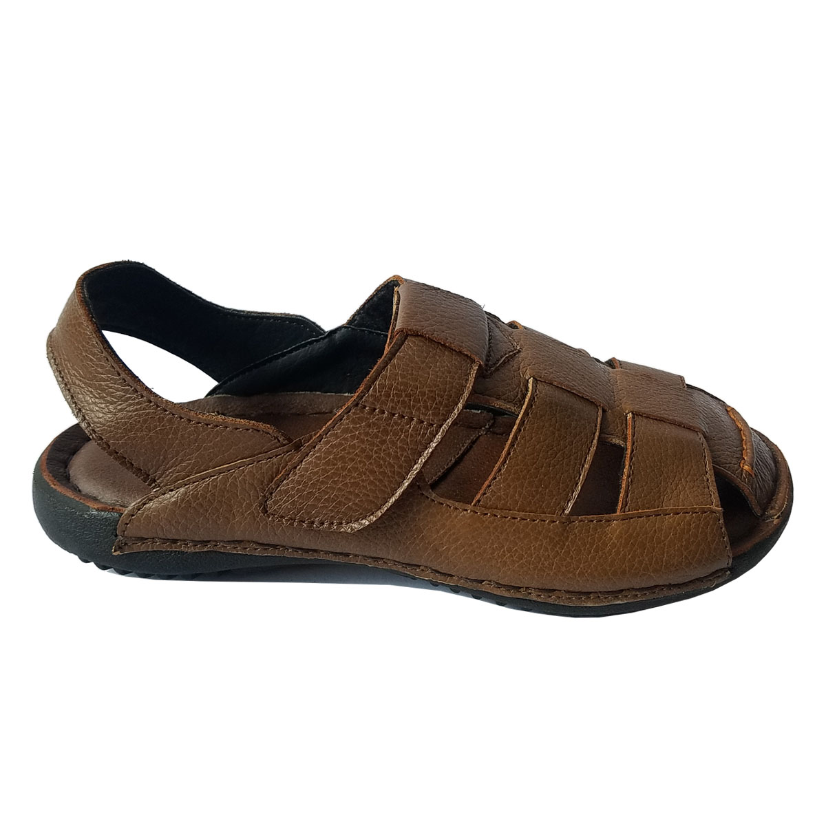 Giày Sandal Nam Bít Mũi Da Bò Thật BIGGBEN SD131