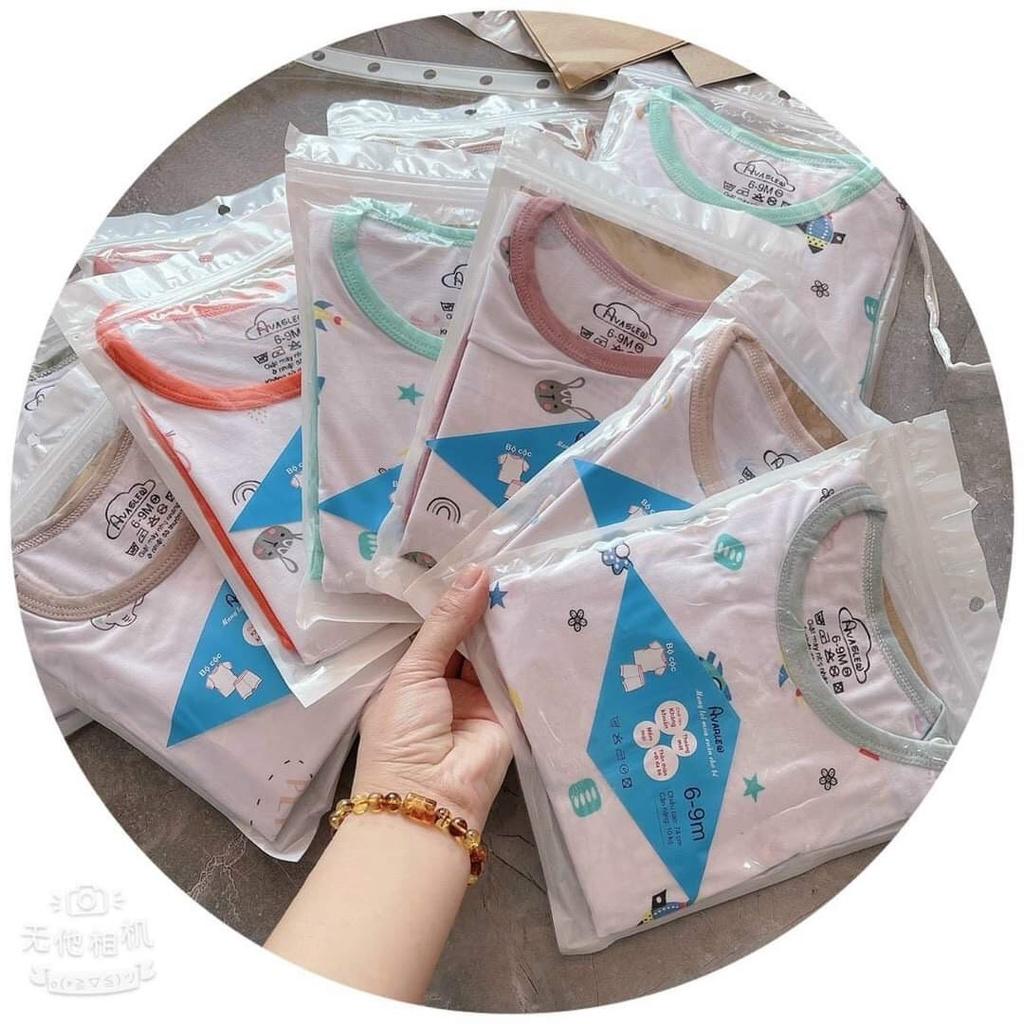 Bộ thun lạnh cộc tay cho bé, mát, giãn 4 chiều hiệu Cizi.shop