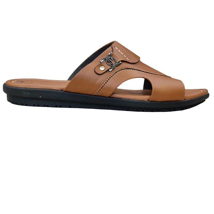 Dép Nam Quai Ngang HA NAM Da Bò Thật Cao Cấp DN2074