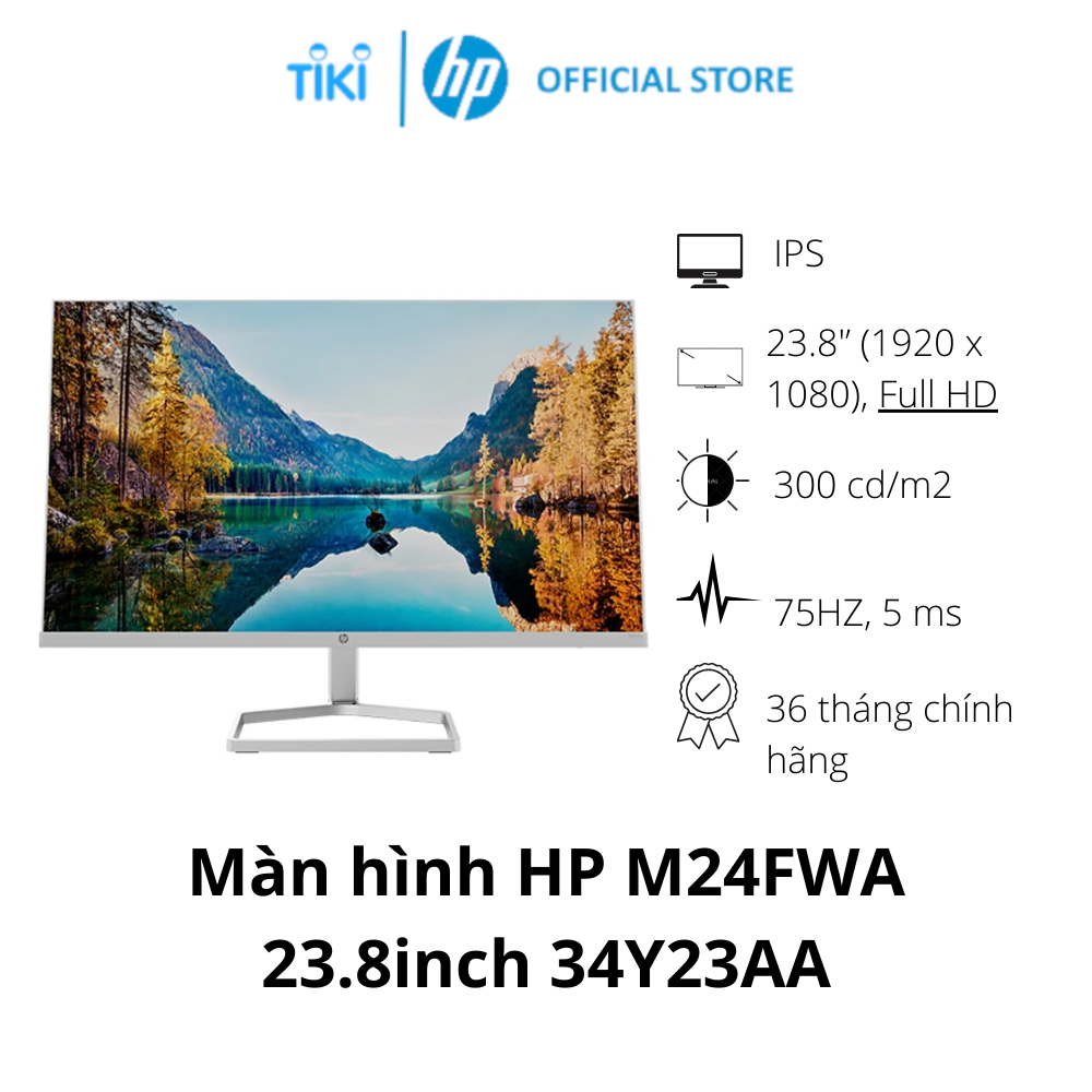 Màn hình HP M24FWA 23.8inch 34Y23AA 75hz IPS (Loa) - Hàng chính hãng