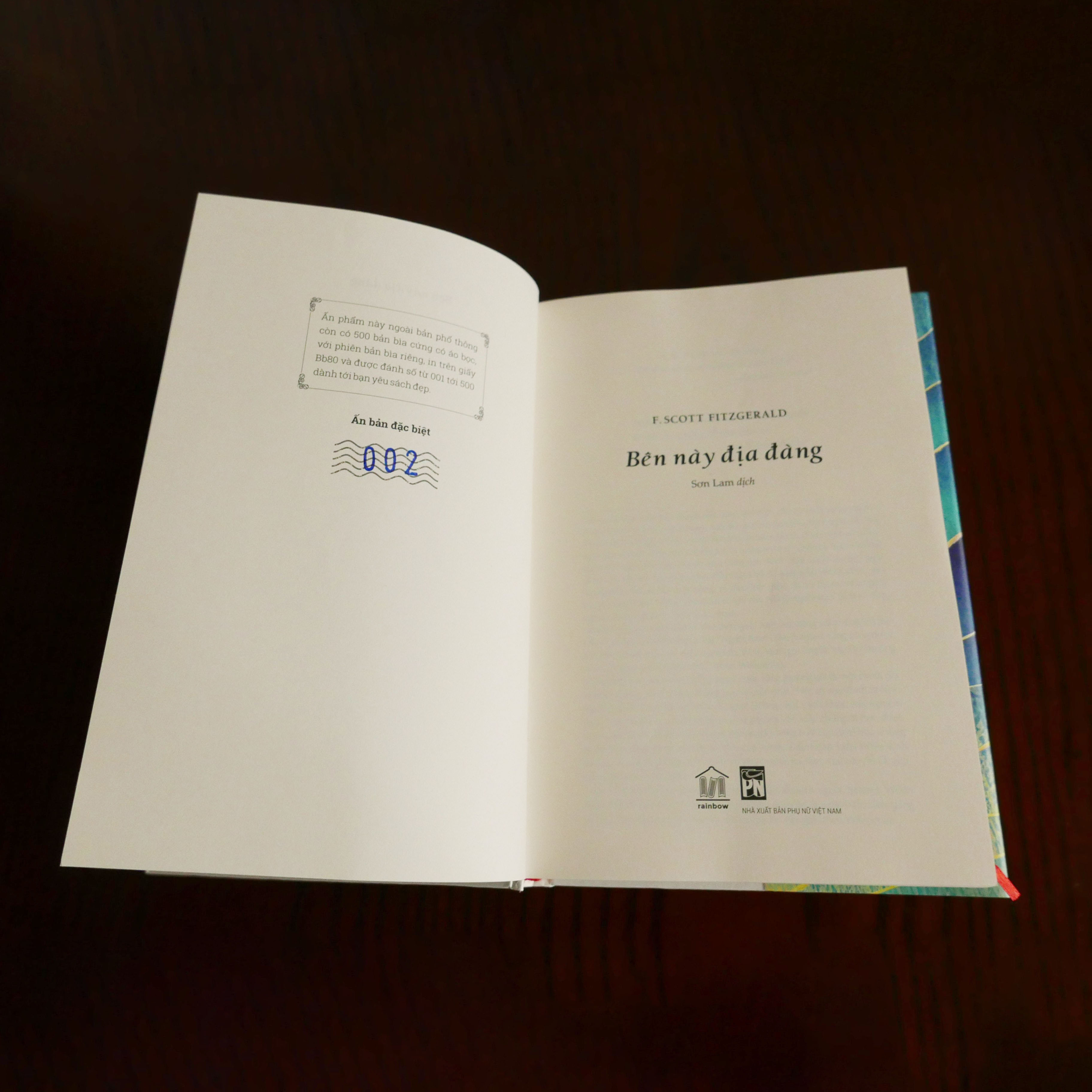 Sách - Bên này địa đàng - F. Scott Fitzgerald - Sơn Lam dịch - Rainbow Books
