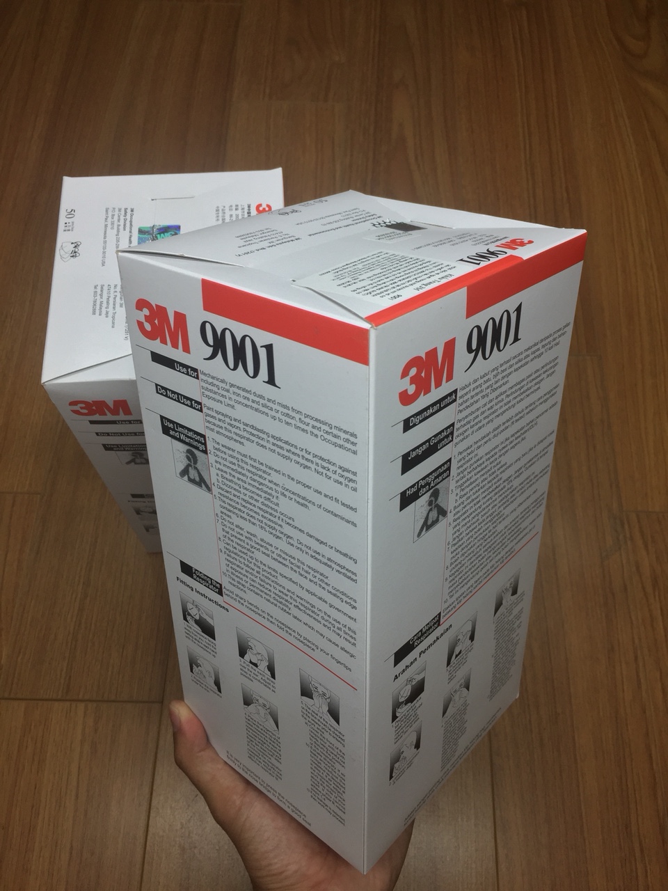 1 Box 3M FaceMask 9001 (50 cái)