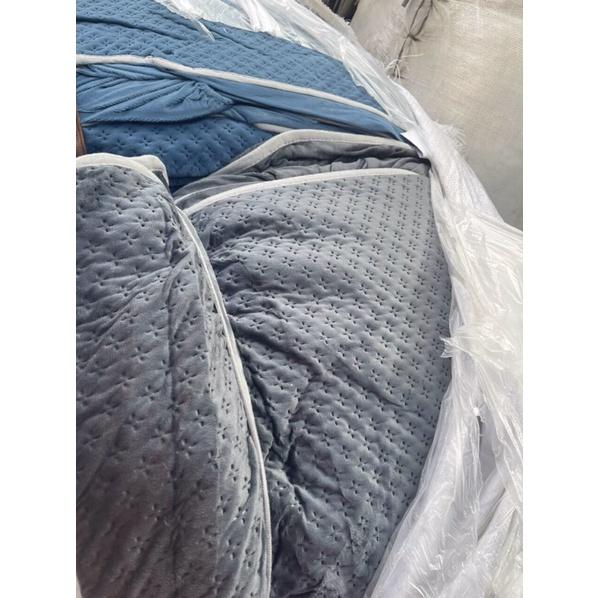 Bộ ga gối nỉ nhung mẫu mới 3 món 1m6x2m