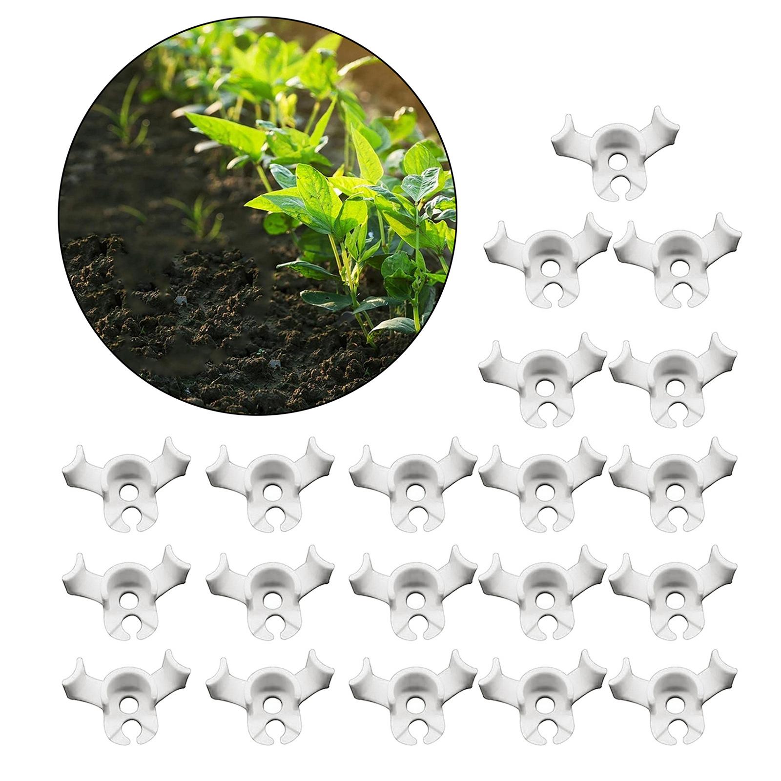 Plant Bender Elbows Tomato Clips Stem Trainer Tomato Branches Clamps for Low Stress Training Control Plants Growth Increase More Light and Air Flow