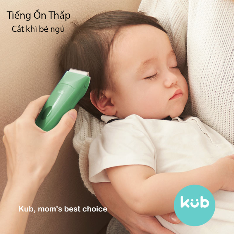 Tông Đơ Cắt Tóc Cho Bé Độ Ồn Thấp Chống Thấm Nước Lưỡi Dao Sứ + Thép Không Rỉ Kèm 3 Lược Định Vị Điều Chỉnh Độ Dài Tóc