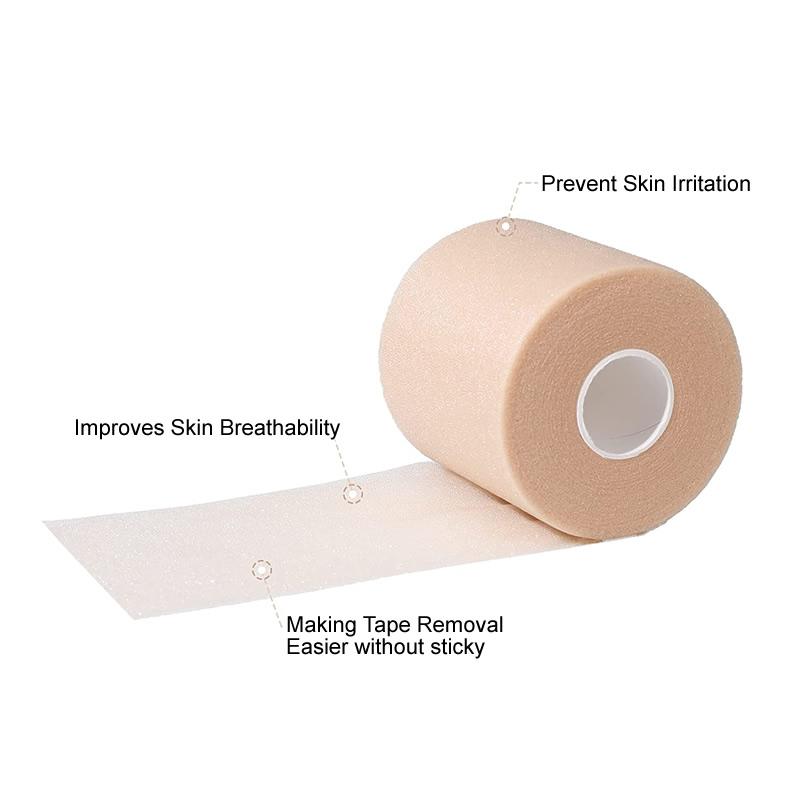 6 Miếng Xốp Underwrap Thể Thao Băng Bọc Trước Thể Thao Băng Sơ Cấp Cứu Băng Cho Mắt Cá Chân Cổ Tay Tay Đầu Gối Color: Black Size: 7cm x 27m