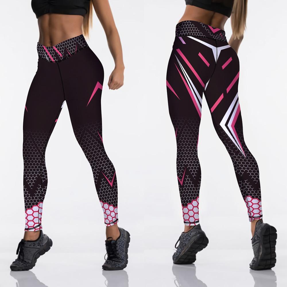 Áo Tập Yoga Co Giãn In Áo Thể Thao Tập Gym Tập Luyện Thể Dục Quần Áo Bé Gái Quần Legging Nữ Bắp Chân-Chiều Dài Chạy Legging Plus Kích Thước