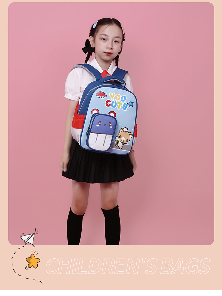 Ba lô học sinh cao cấp phong cách dễ thương - BEE GEE HS1227