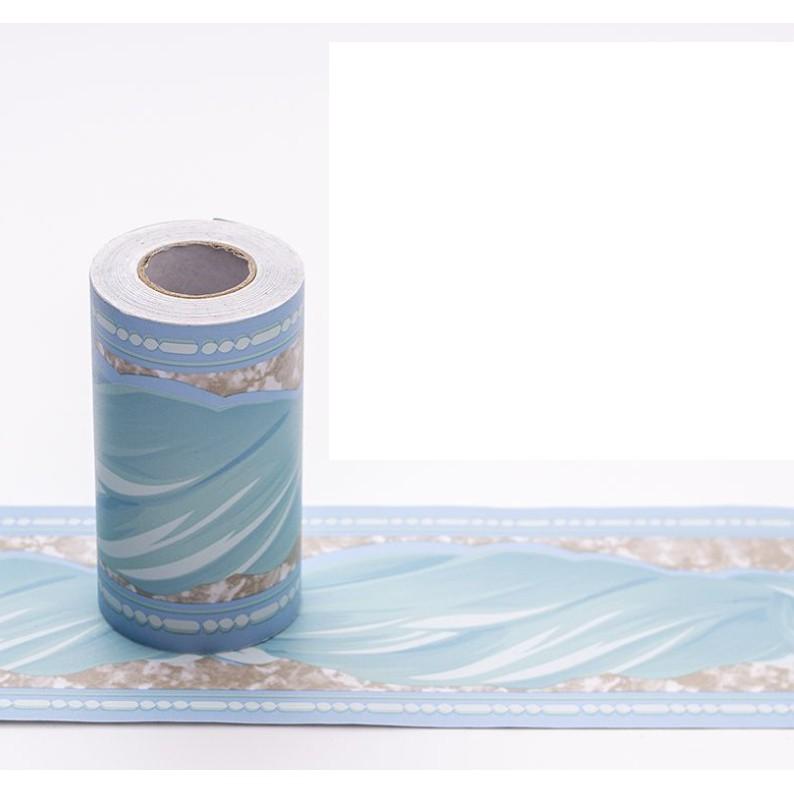 Len dán viền tường XOẮN LỤA XANH