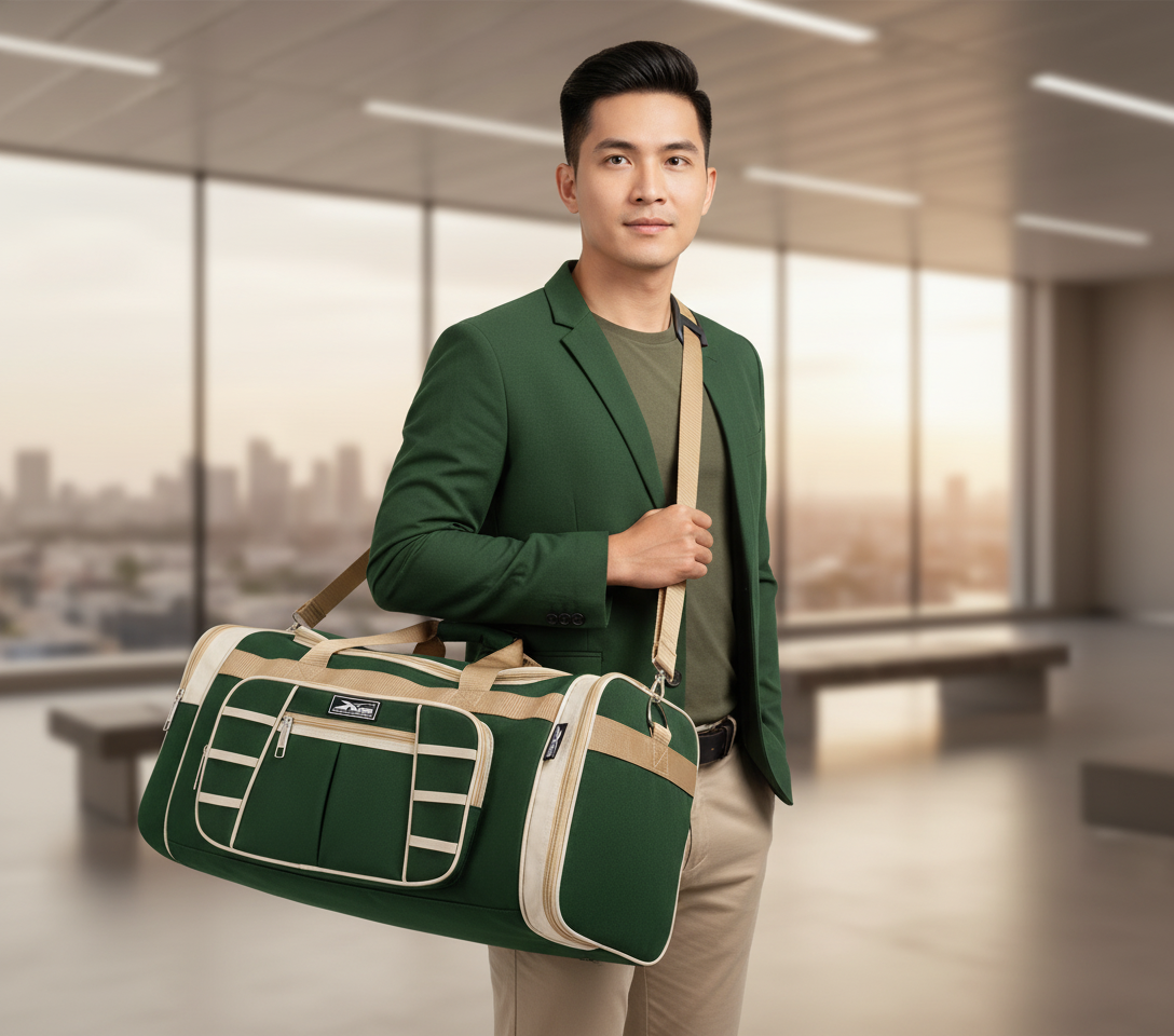 Túi Du Lịch Cao Cấp Dung Tích Lớn XBags Stylish XB6006 Nhiều Ngăn, Chống Nước, Có Ngăn Đựng Giày Riêng, Cá Tính Trẻ Trung!