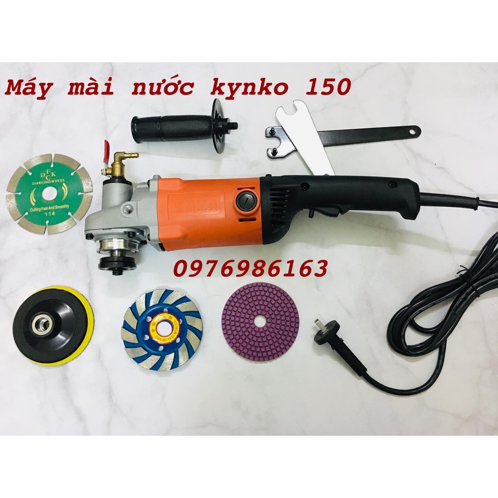 Máy mài nước 150 Kynko máy đánh bóng máy cắt mài nước Kynko - tặng kèm 1 đế dính