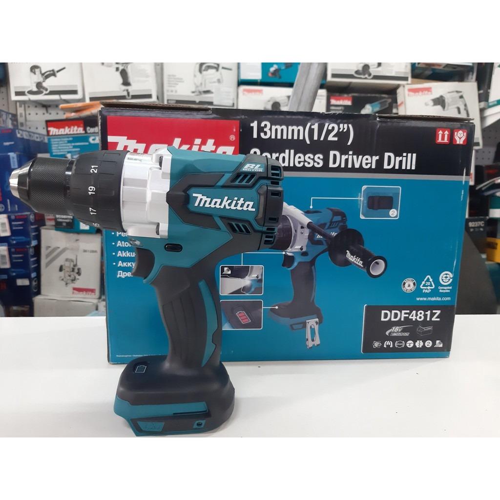 MÁY KHOAN VẶN VÍT DÙNG PIN 18V MAKITA DDF481Z - HÀNG CHÍNH HÃNG
