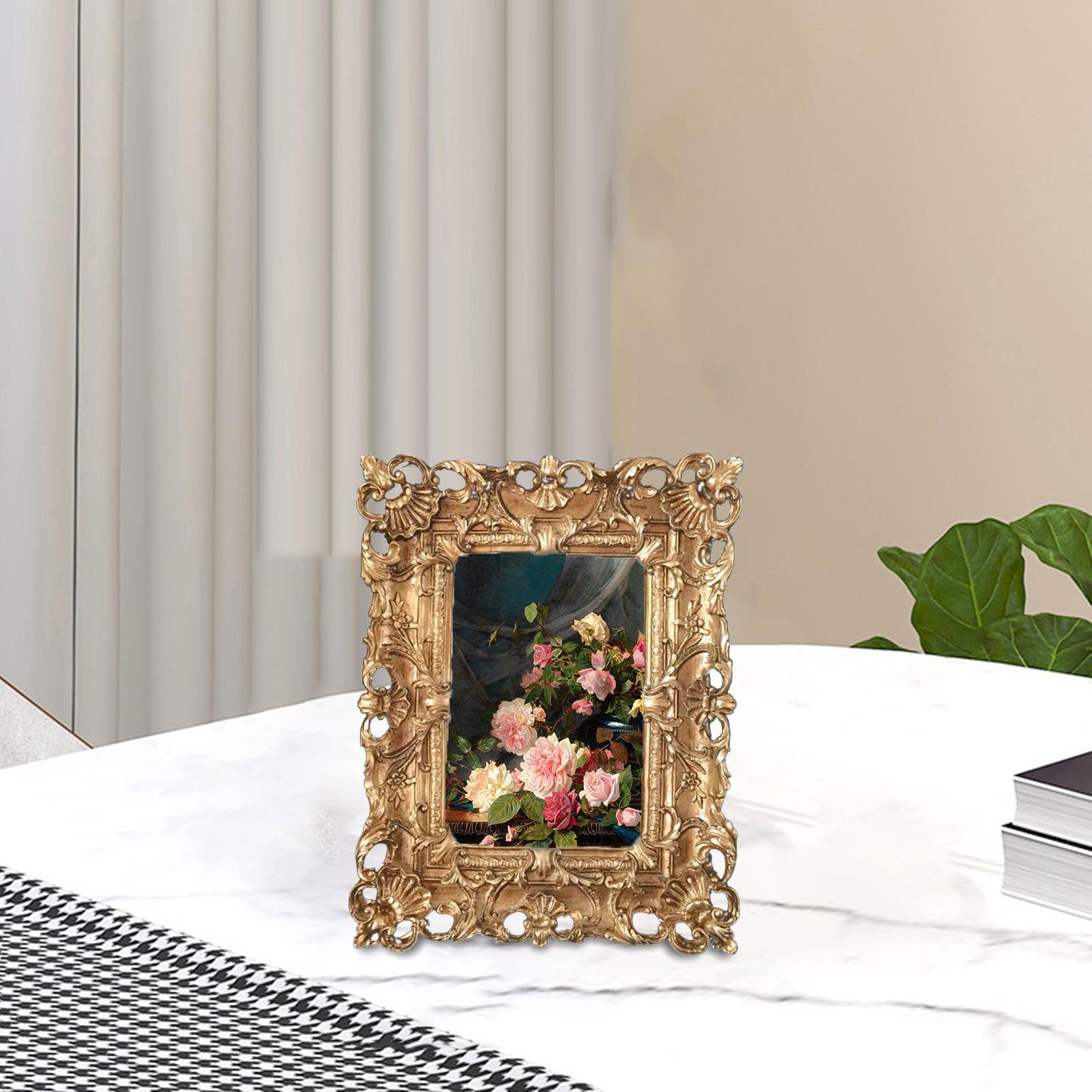 3x Picture Frame Desktop Photo Holder Bedroom Ornament Home Wall Hanging