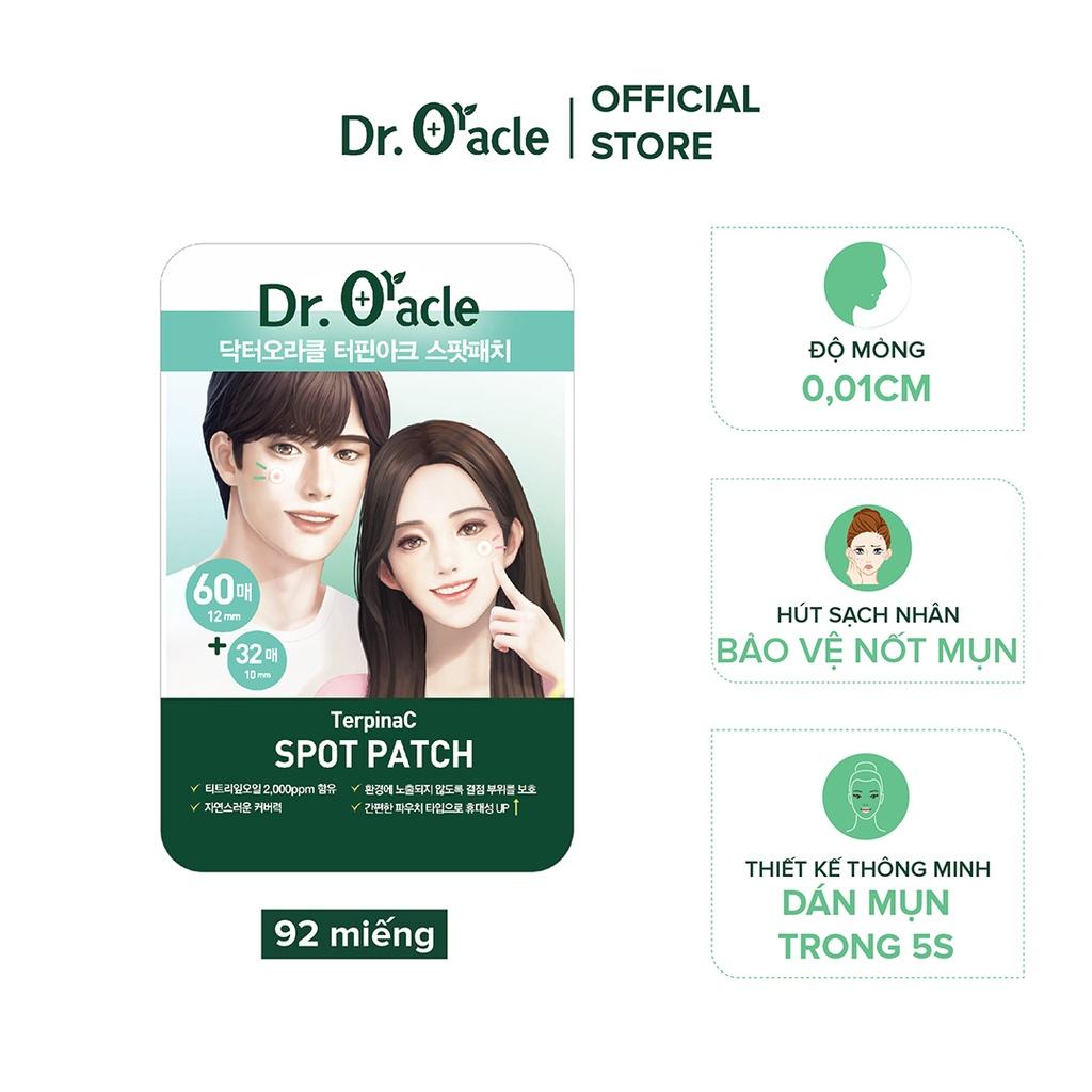 Set 92 Miếng Dán Mụn DR.ORACLE Teatree Acne Soothing Spot Pimple Patch - Giảm Mụn Hiệu Quả Trong 24H