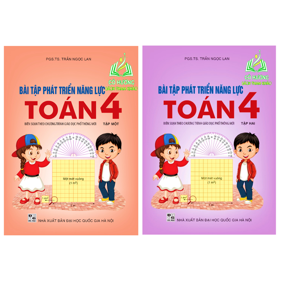 Sách - Bài tập phát triển năng lực Toán 4 Tập 1+ 2