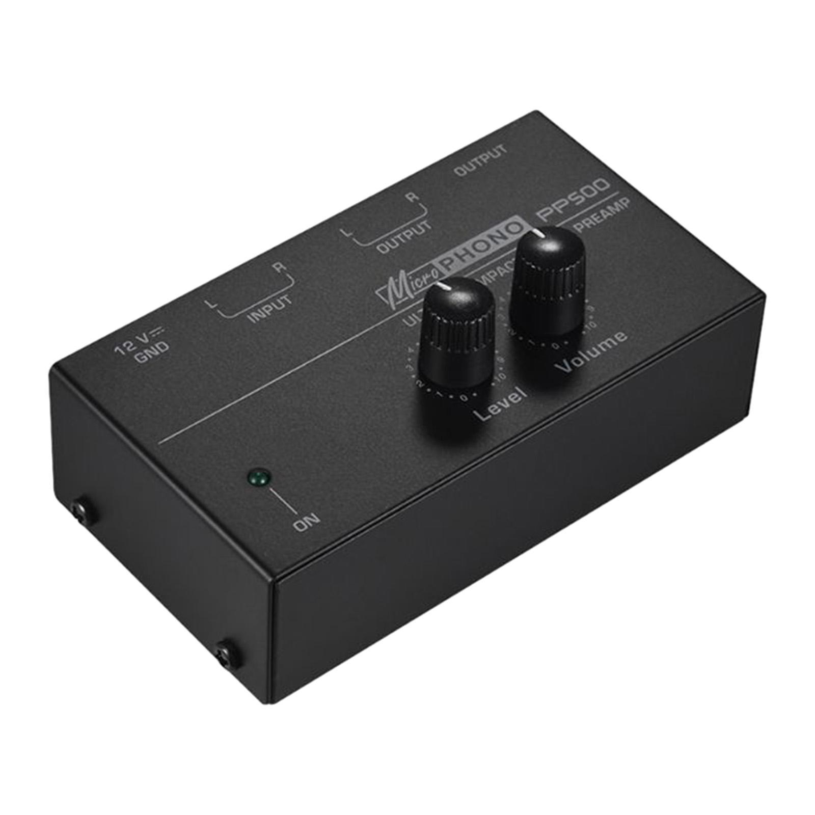 PP500 Phono Turntable Preamp Electronic RCA Input RCA/TRS Output Stereo