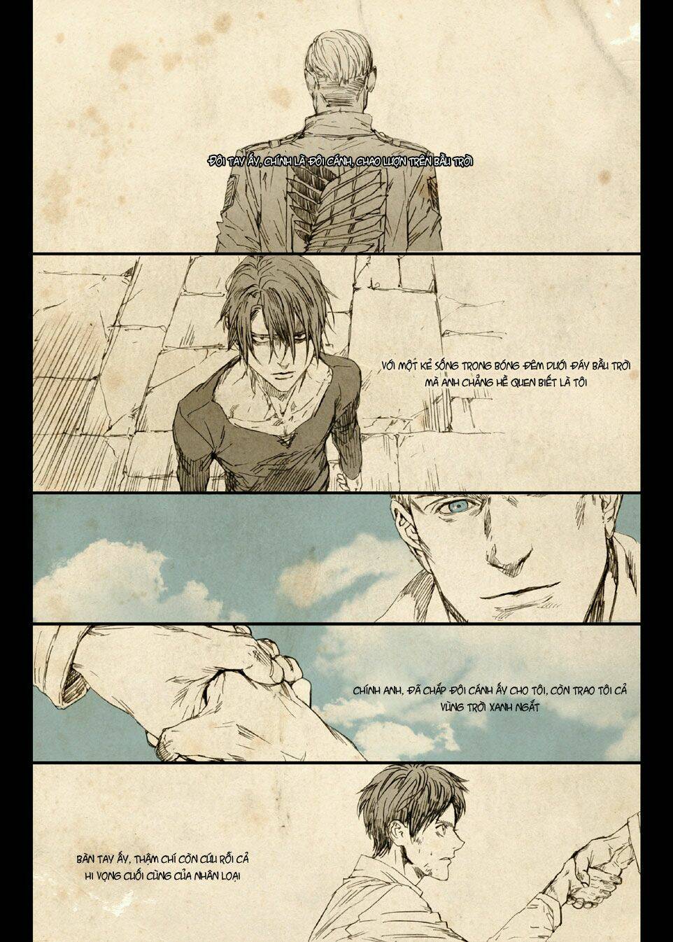 tấn công người khổng lồ - doujinshi eruri chapter 8 2