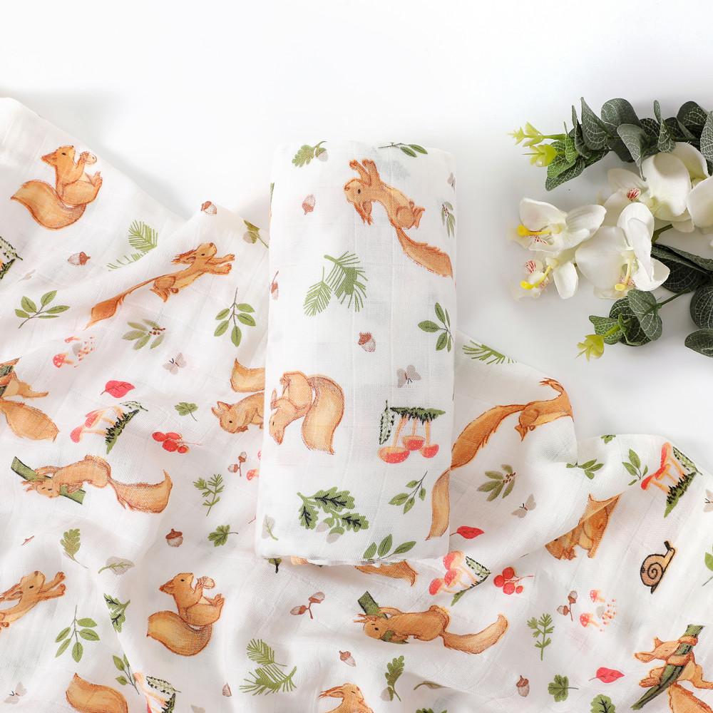 Mới Đến Cho Bé Đầm Bé Muslin Chăn Chất Lượng Tốt Hơn ADEN ANAIS Cho Bé Đa Năng Cotton/Tre Chăn trẻ Sơ Sinh Bọc