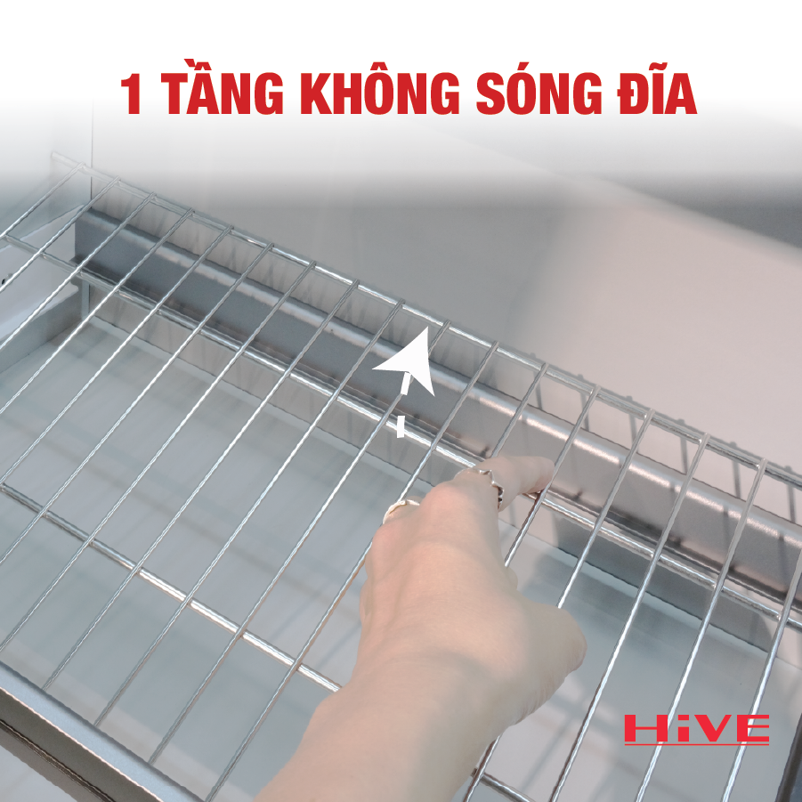 KỆ CHÉN BÁT CỐ ĐỊNH PREMIUM TREO TỦ BẾP