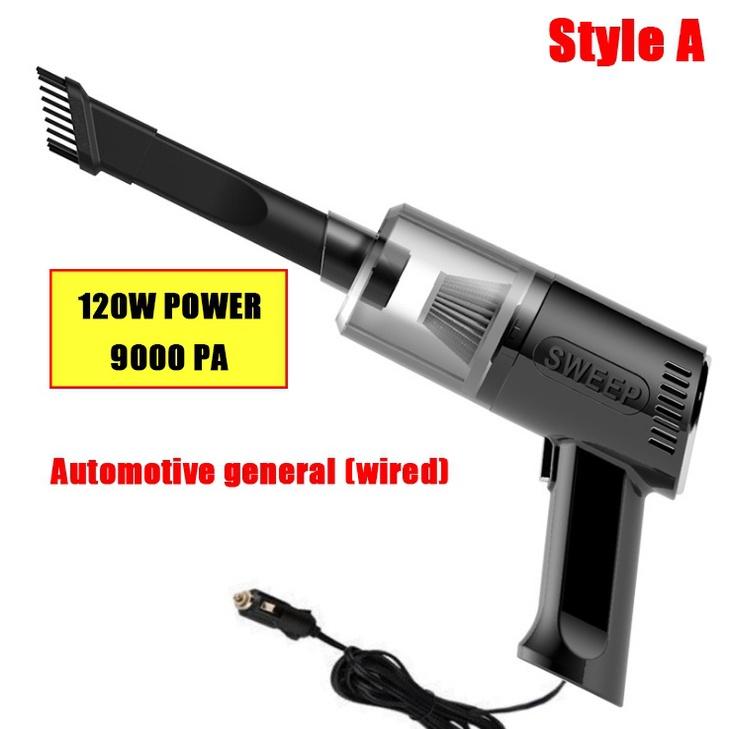 Cầm tay có thể sạc lại cho ô tô tại nhà Máy hút bụi ô tô cầm tay sử dụng kép 2000mAH Dung lượng pin 120W USB Tiện ích Phụ kiện