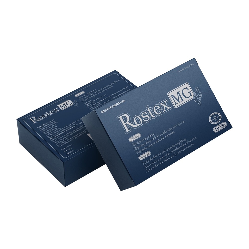 Viên uống tăng cường sinh lý nam Rostex MG hỗ trợ giảm xuất tinh sớm, tăng khả năng cương dương và ngăn ngừa mãn dục sớm