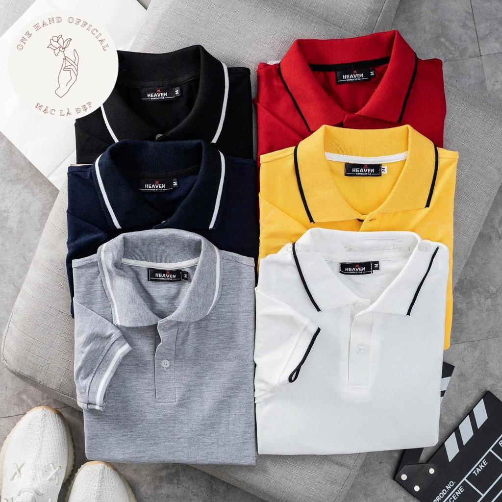 Áo Polo Viền Áo Thun Nam Cổ Bẻ Có Viền Trang Trí Chất Đẹp, Dáng Trơn Dễ Phối Đồ, Phong Cách - Mặc Là Đẹp - Mã PL
