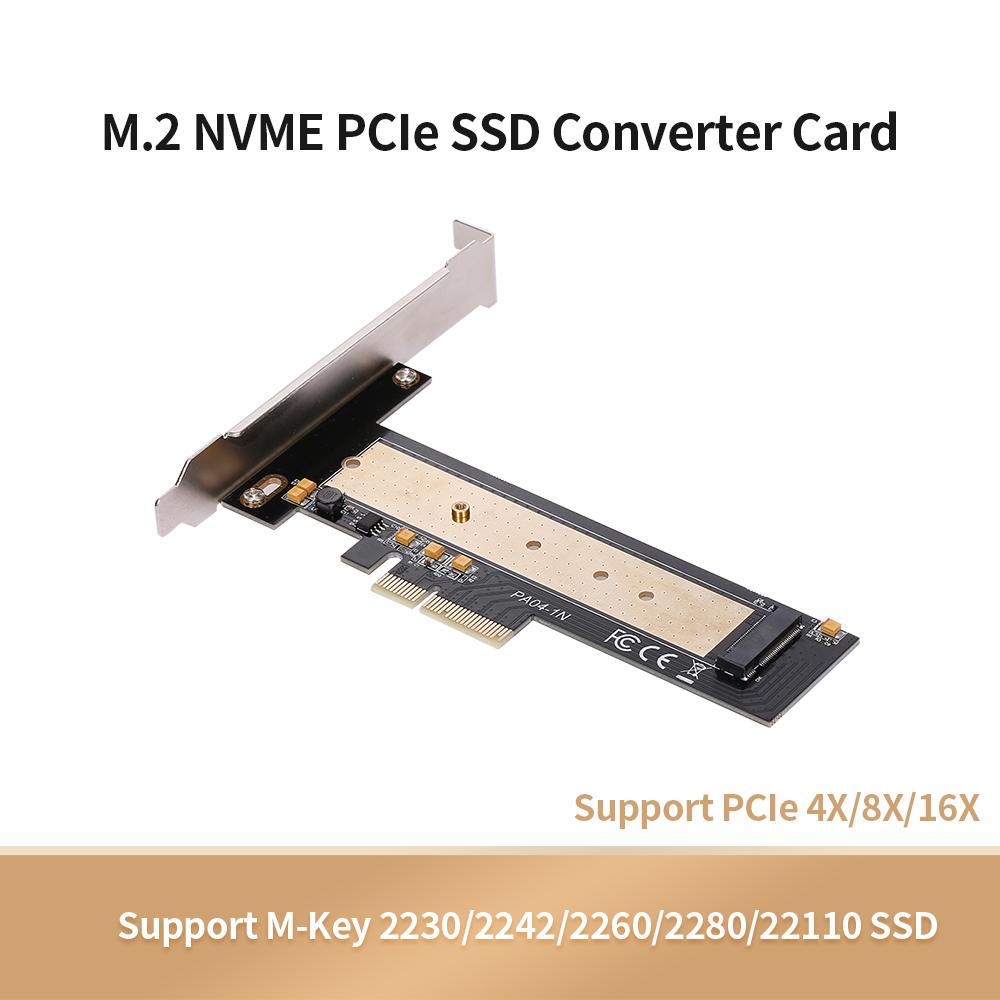Hẻ chuyển đổi M.2 NVME PCIe SSD Hỗ trợ M-Key NVME PCIe 2230/2242/2260/2280/22110 SSD