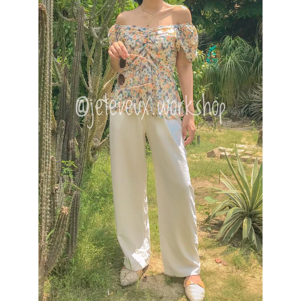 QUẦN CULLOTES DÁNG DÀI TRẮNG