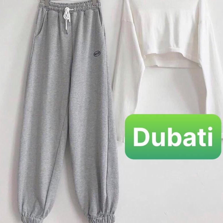 QUẦN JOGGER THỂ THAO NAM NỮ SPUN 3 MÀU THOÁNG MÁT CAO CẤP - DUBATI FASHION