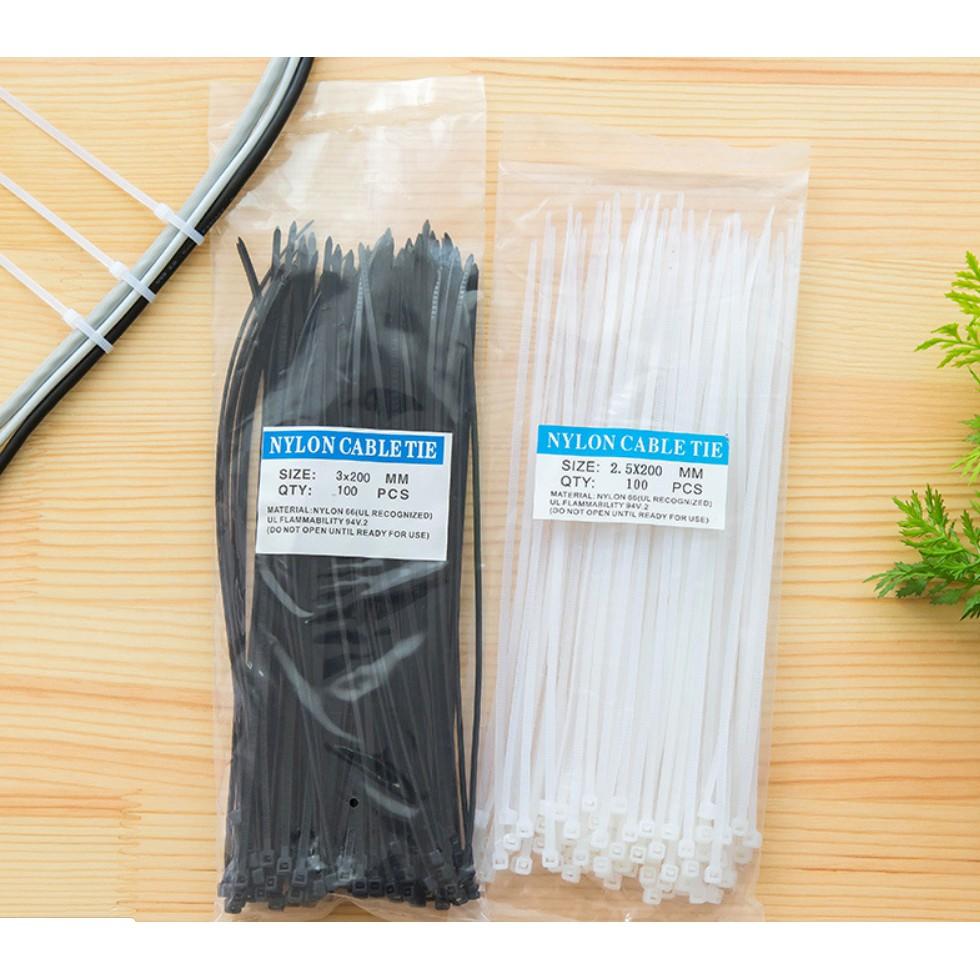 Dây gút nhựa bịch 100 sợi dài 10cm, 20cm