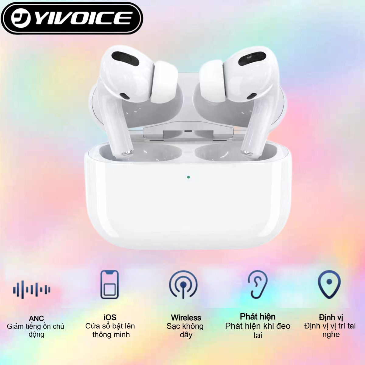 Tai nghe Bluetooth chống ồn Yivoice 08 Max (Hàng chính hãng)