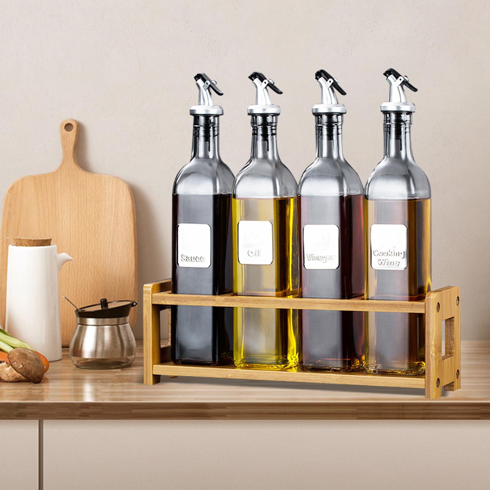 Glass Server Wood Display Rack for Restaurant Bar Cocktails Party