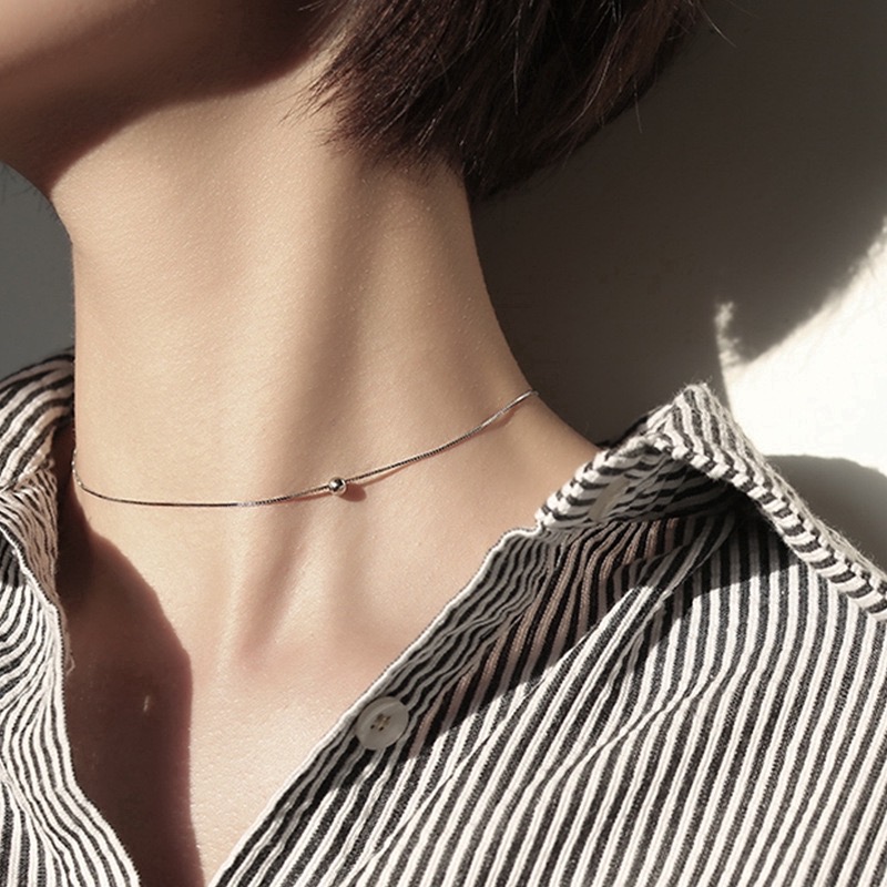 Vòng cổ chocker đơn giản kiểu hàn quốc
