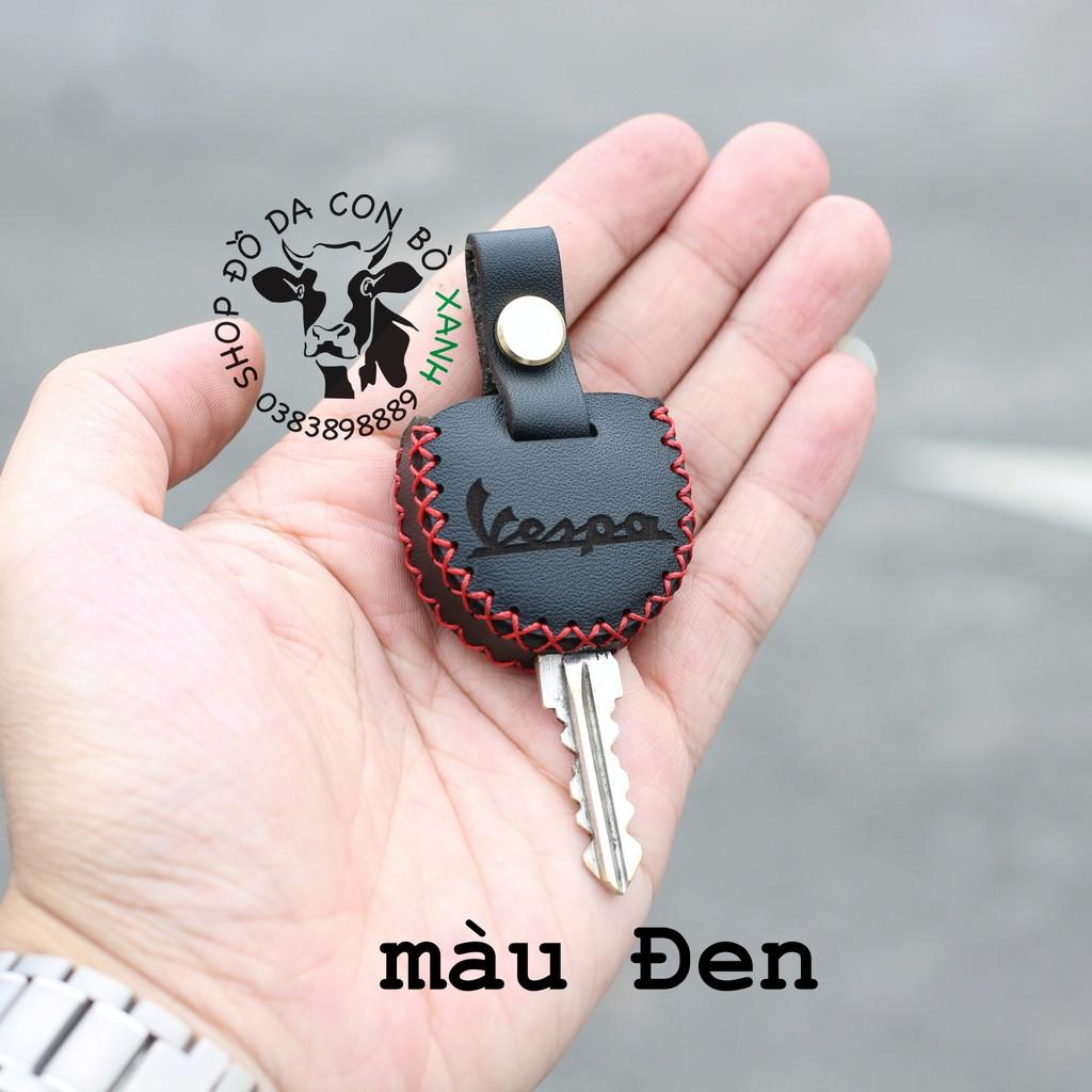 Bao da dành cho Chìa Khóa Vespa, Piaggio handmade da thật