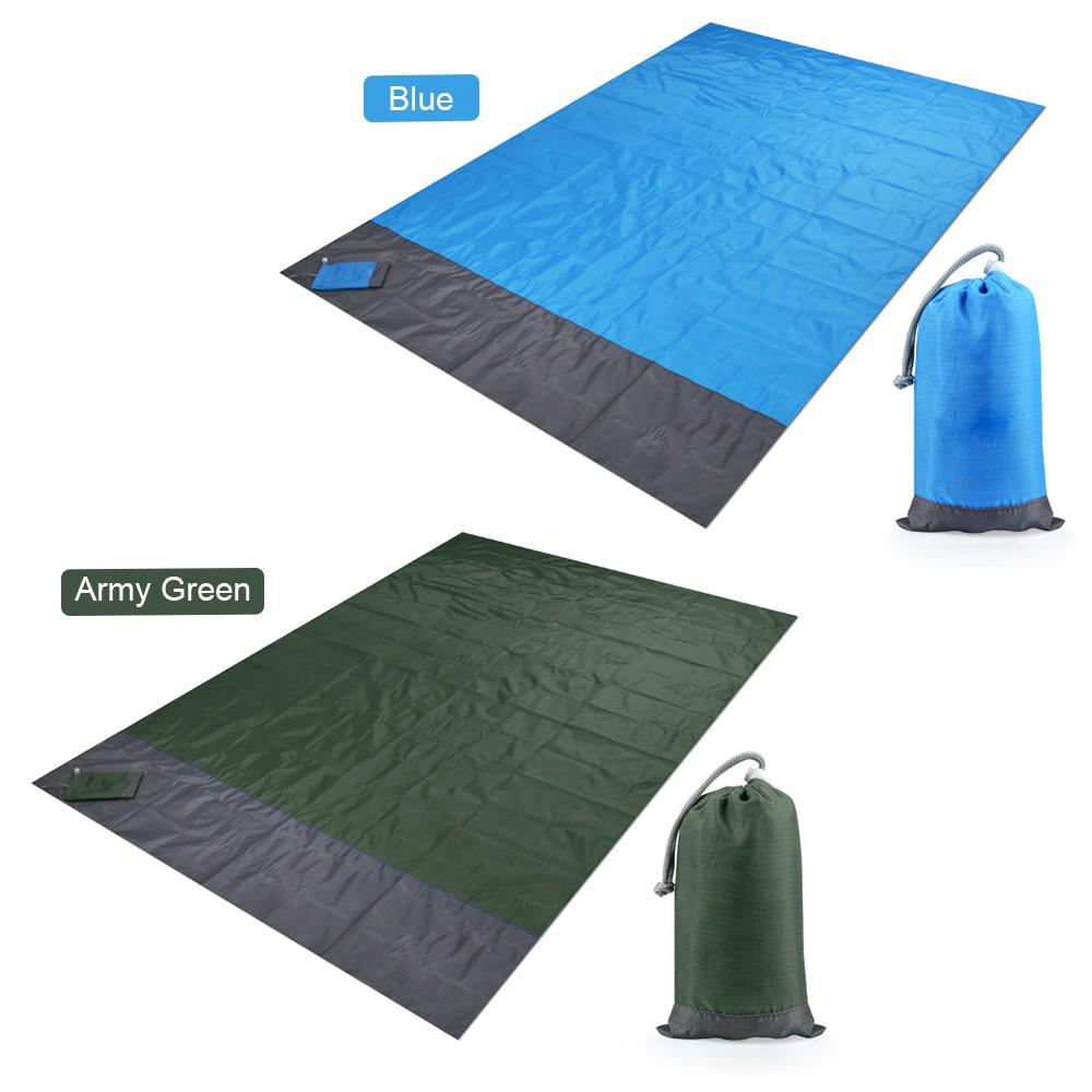 Thảm Trải Đi Biển Bằng Polyester 200*210CM Chống Thấm Nước Có Thể Gấp Gọn Tiện Dụng