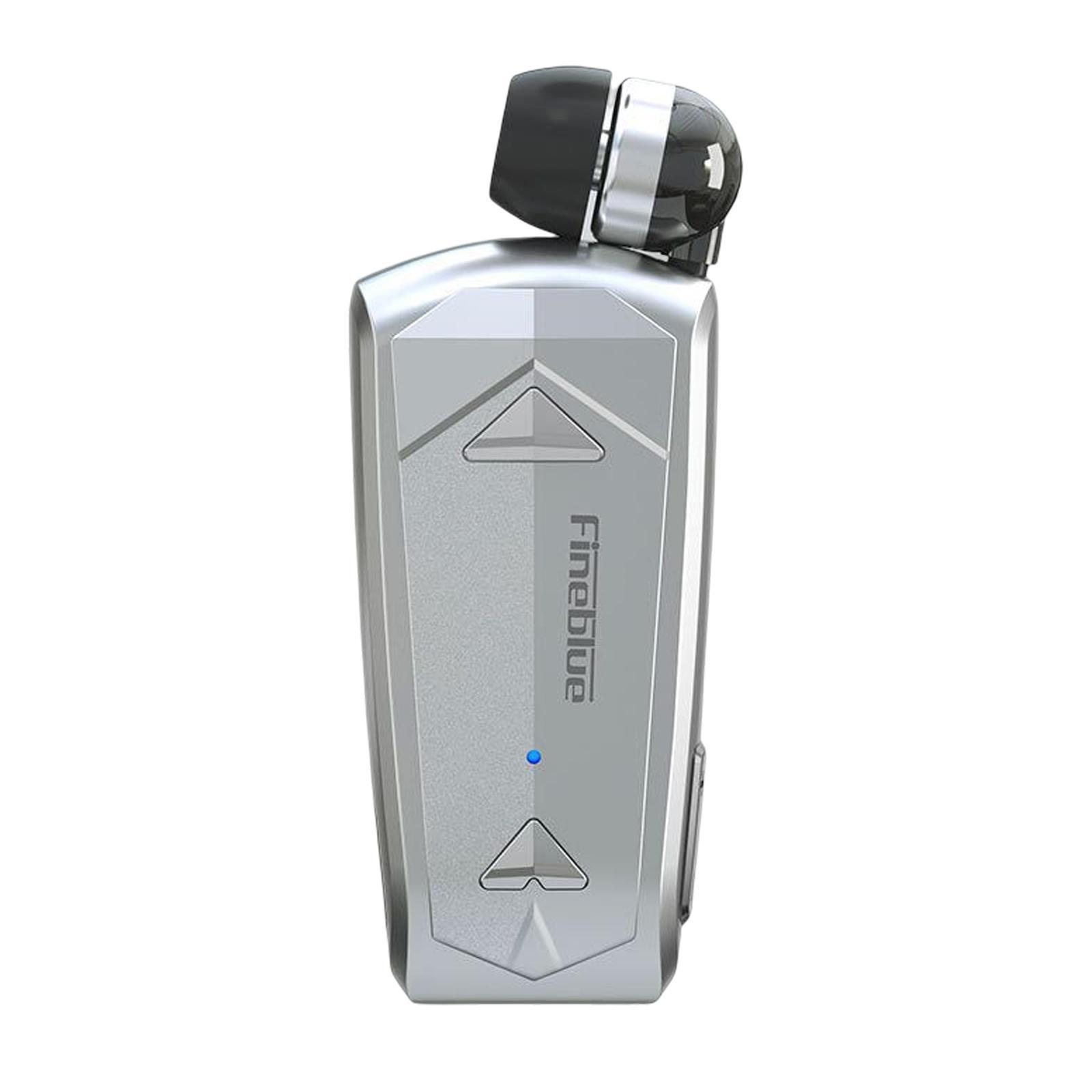 USB  Headset One Drag Two Mic 5.0 for Driving Sports Bike Silvery