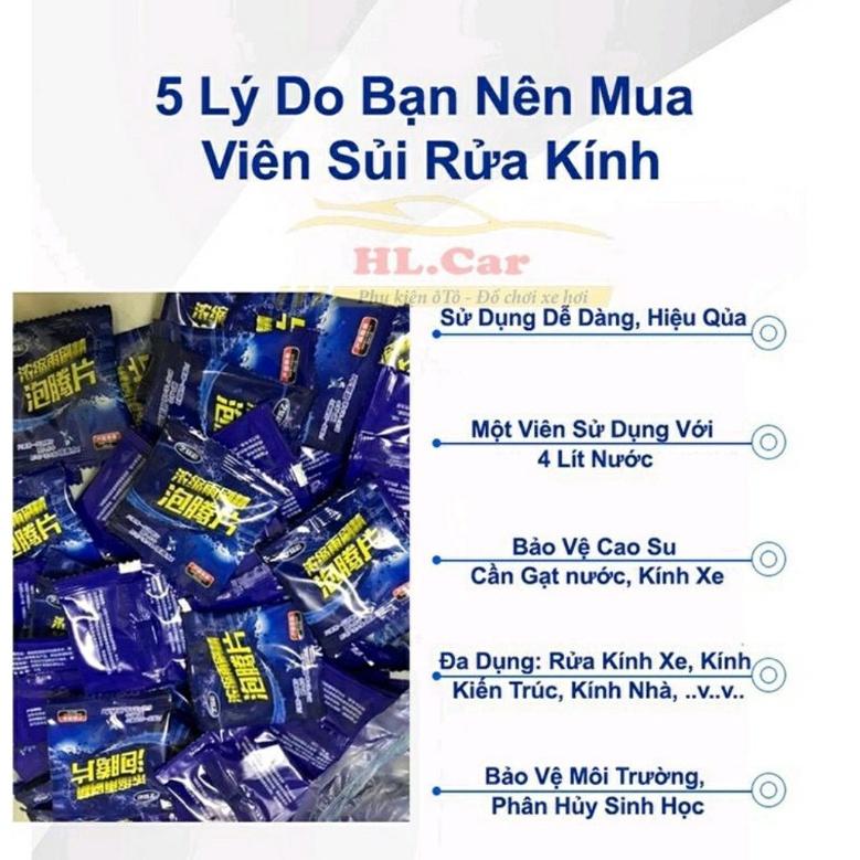 Viên Sủi Rửa Kính Siêu Sạch