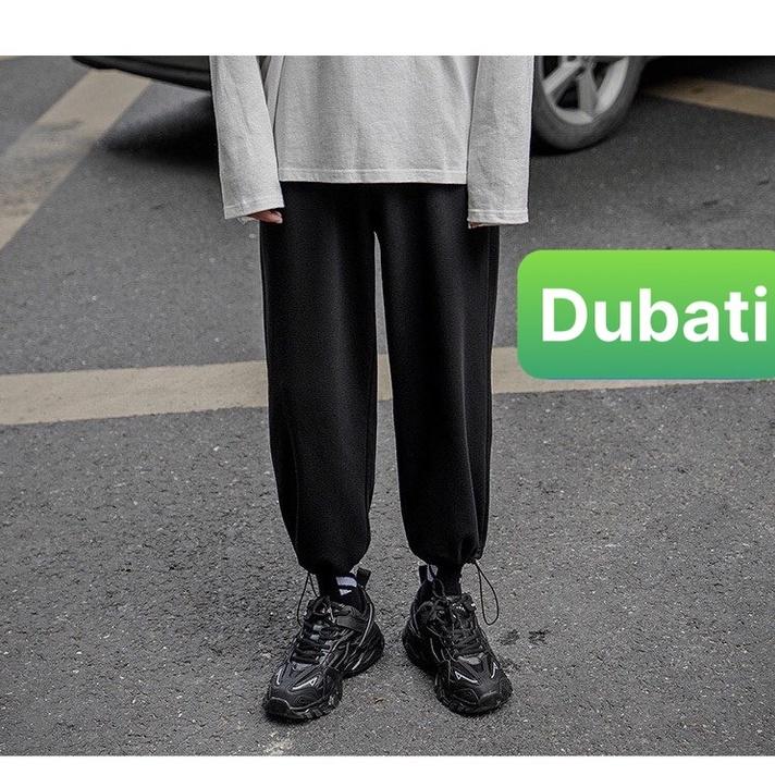 QUẦN JOGGER THỂ THAO NAM NỮ ỐNG BO HỌA TIẾT TRƠN PHONG CÁCH CAO CẤP NEW- DUBATI FASHION