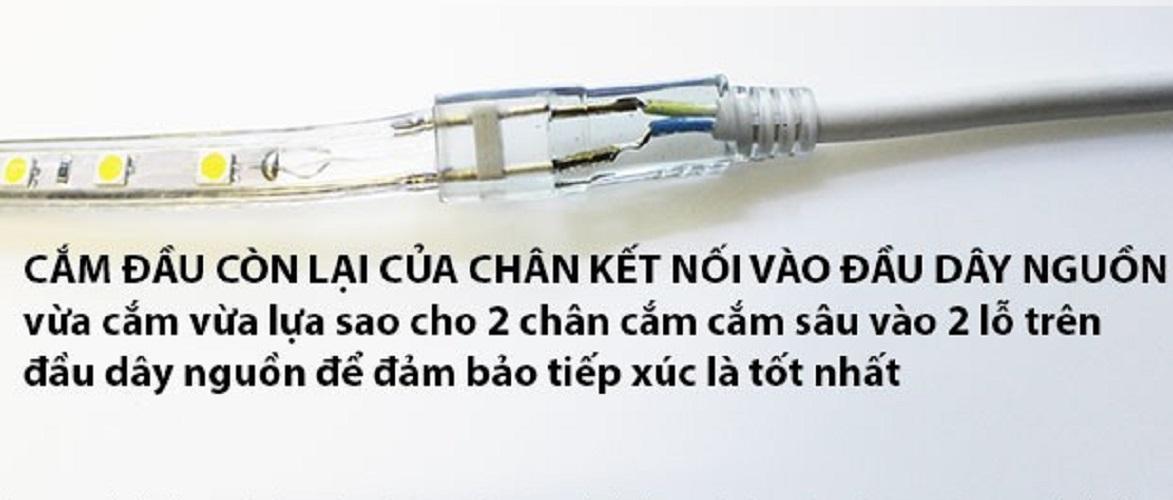 Đầu dây led dây nguồn led dây 2835 220V chớp / không chớp loại 1