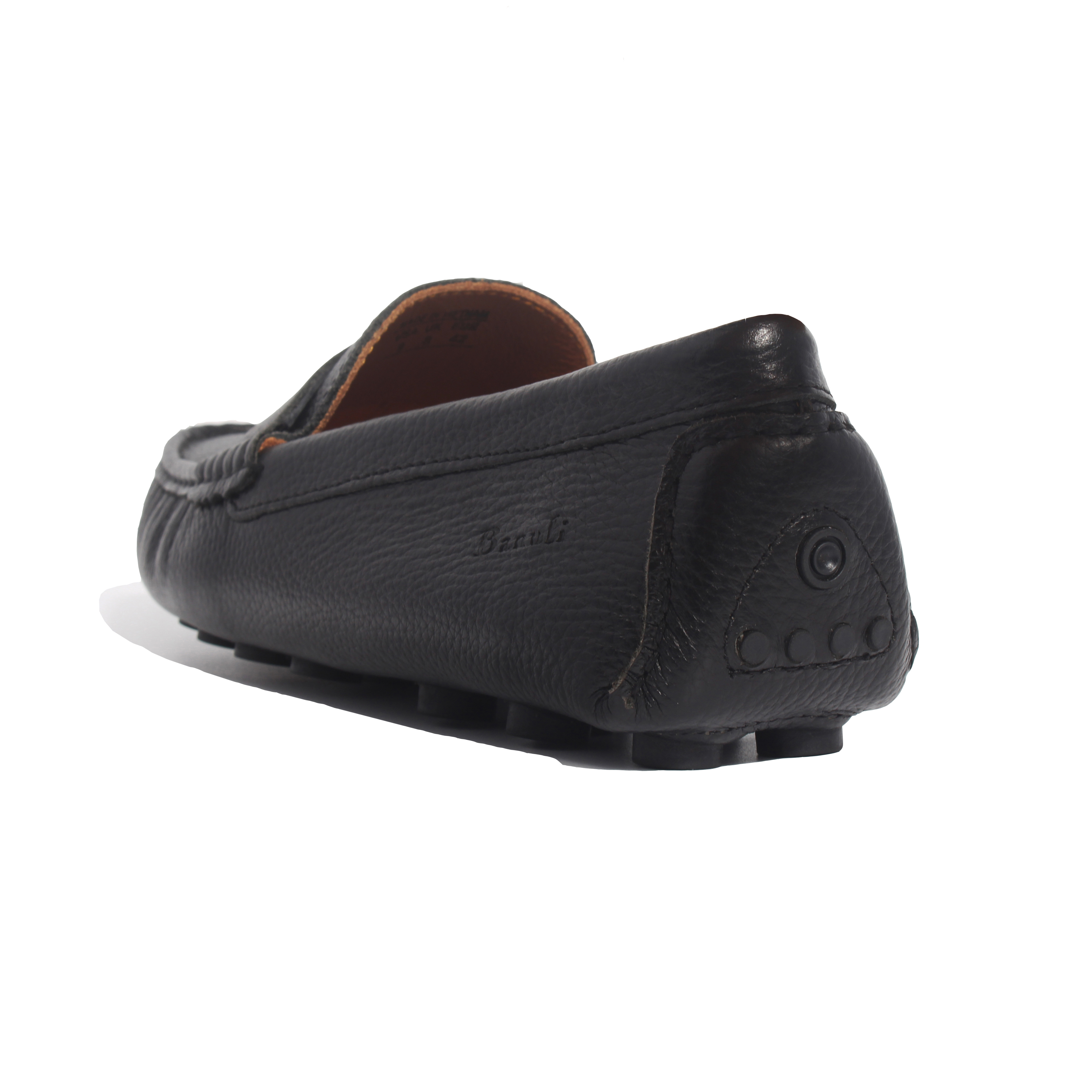 Giày Lười Da Nam BANULI K1ML1T0 - Da Bò Tumbled Siêu Mềm, Đế Khâu Moccasin Siêu Nhẹ